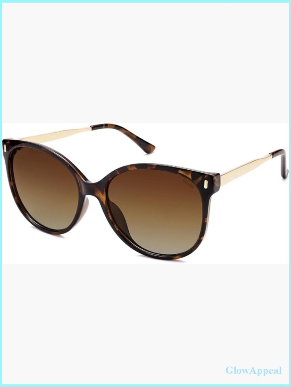 Oversized Round Polarized Sunglasses for Men Women UV400 Protection